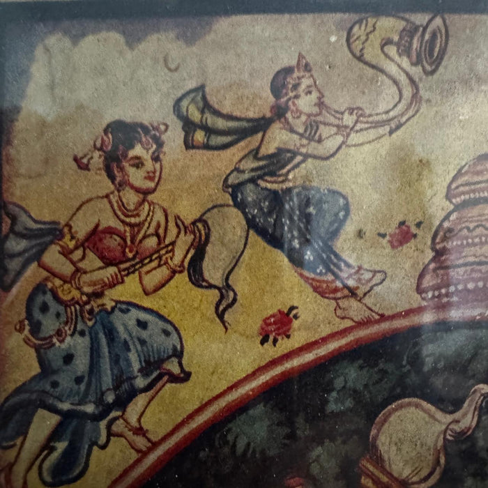 Tirthankara Under Tree – Rare Paper Print: Kalakriti 30