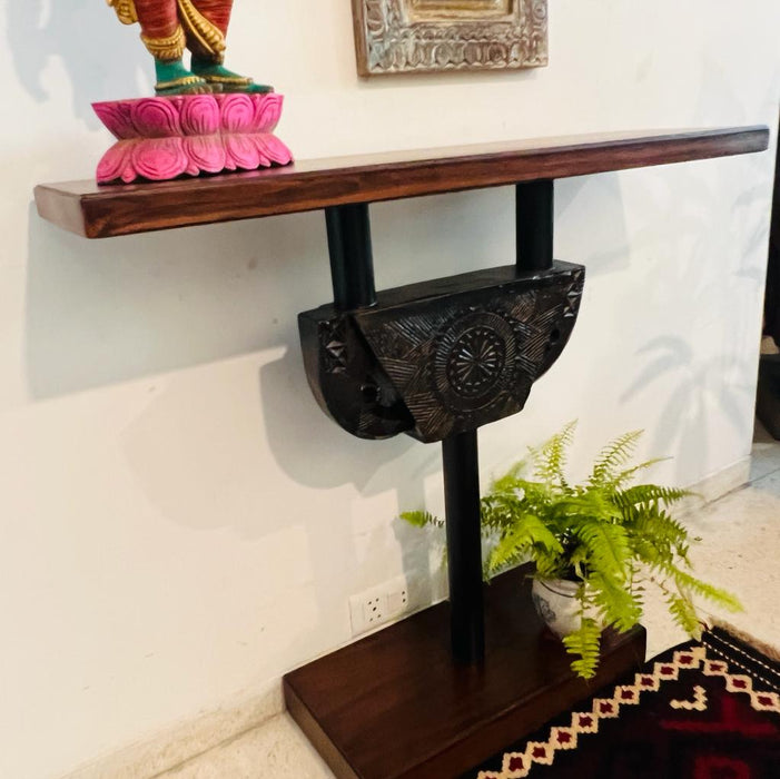 Kavya 1  : Carved wooden Console