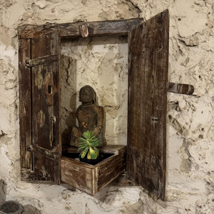 Vintage Window Frame with Shutter- Khirkee 2