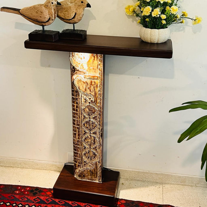 Kavya 2  : Carved wooden console( Sold individually)