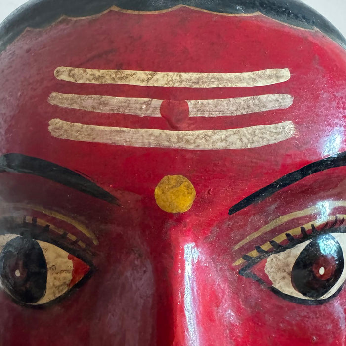 Kamdev – Handcrafted Wooden Cheiyal Head Sculpture-3