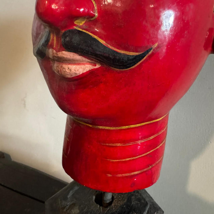 Kamdev – Handcrafted Wooden Cheiyal Head Sculpture-3