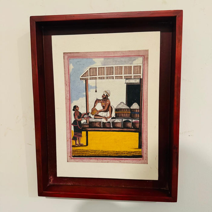 Framed Indian Scenes Artwork : Kalakriti 4