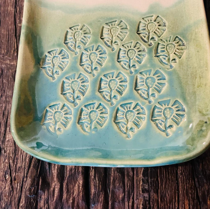 Ceramic platter , Mitti : 11