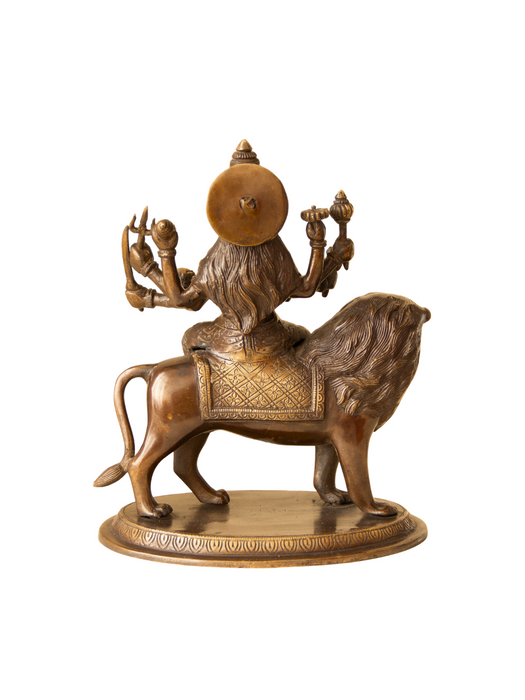 Goddess Durga (Sherawali ) Maa Brass Idol