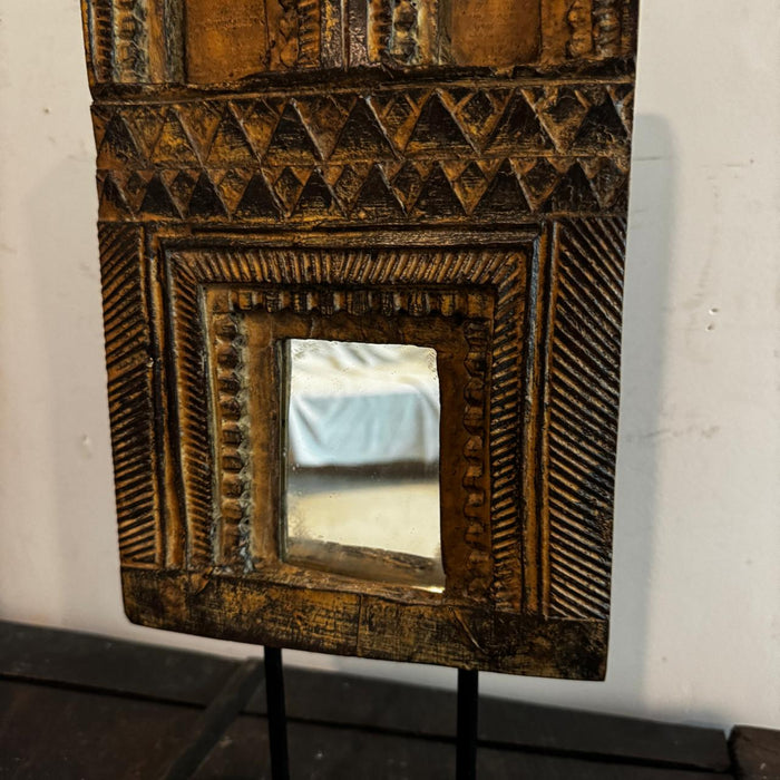 Wood and resin mirror-1