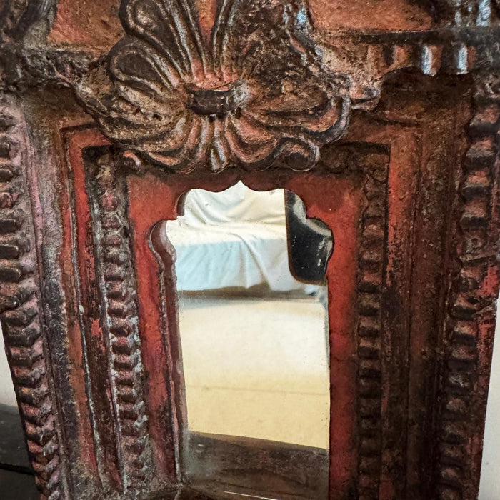 Wood and resin mirror-2