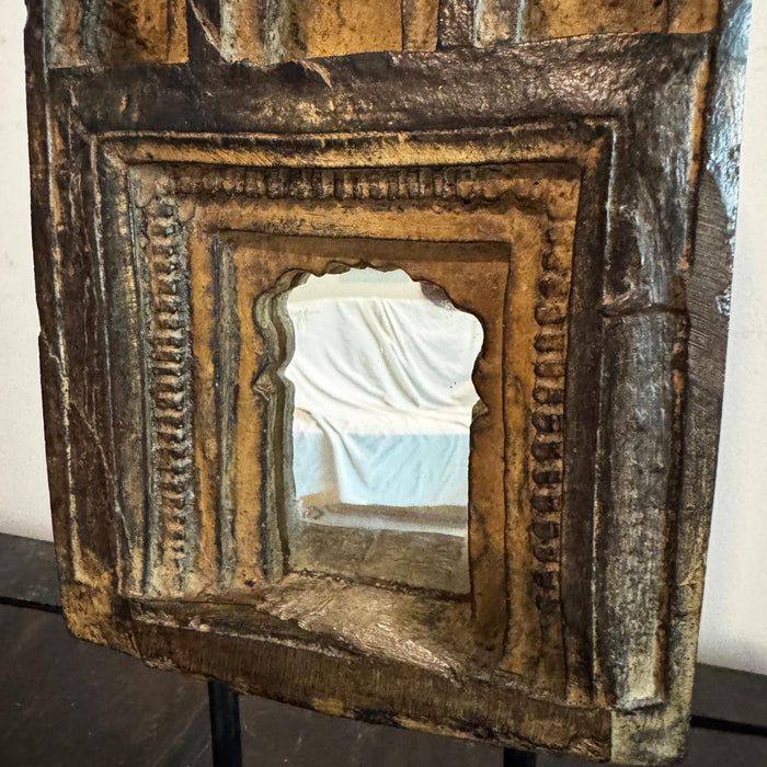 Wood and resin mirror-3