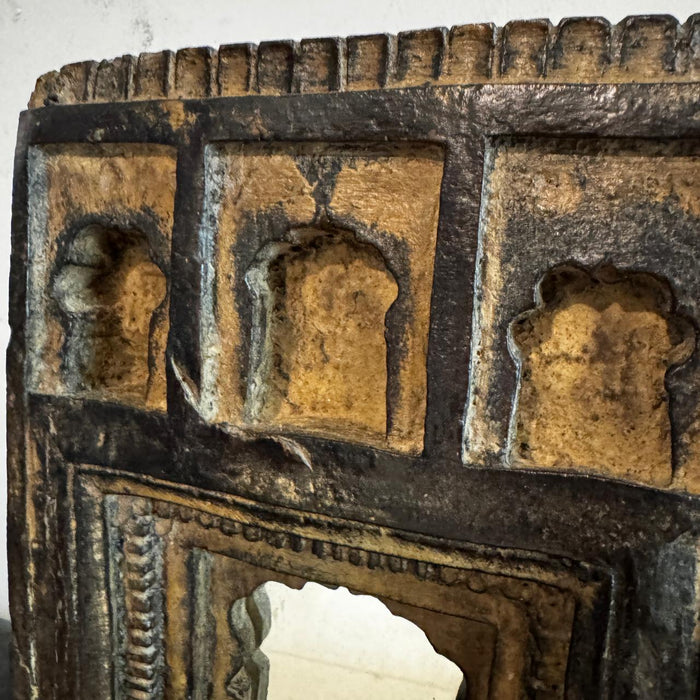 Wood and resin mirror-3