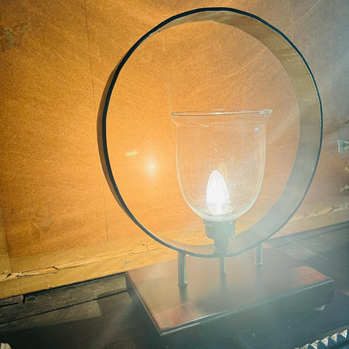 Metal and glass lamp : Noor 12