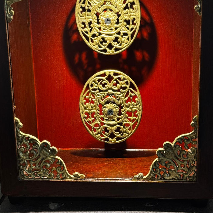Vintage Brass Motif Lamp – Artistic Heritage Glow : Noor 43