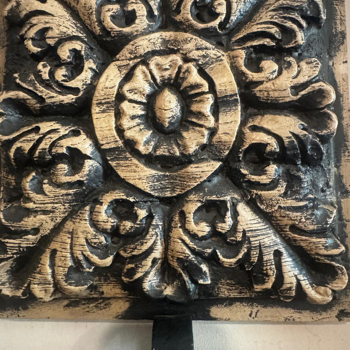 Framed Wooden Carving on Teak Wood Panel- Naksh 3