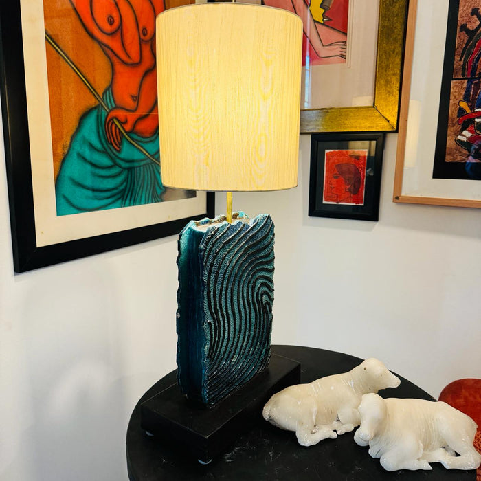 Ceramic lamp ; Noor 3  ( Shade Included)