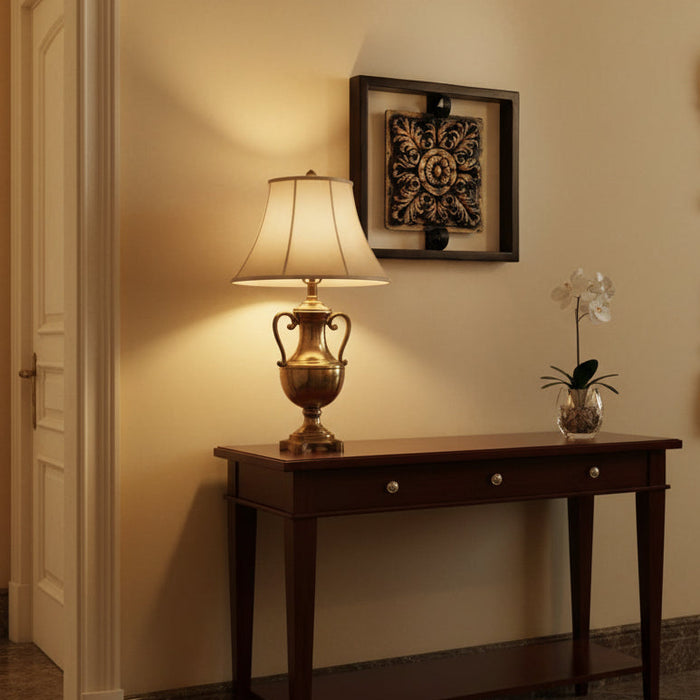 Framed Wooden Carving on Teak Wood Panel- Naksh 3