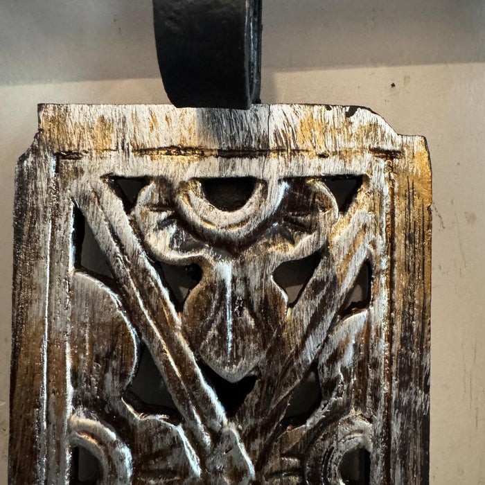 Framed Wooden Carving on Teak Wood Panel- Naksh 4