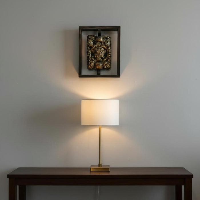 Framed Wooden Carving on Teak Wood Panel- Naksh 5