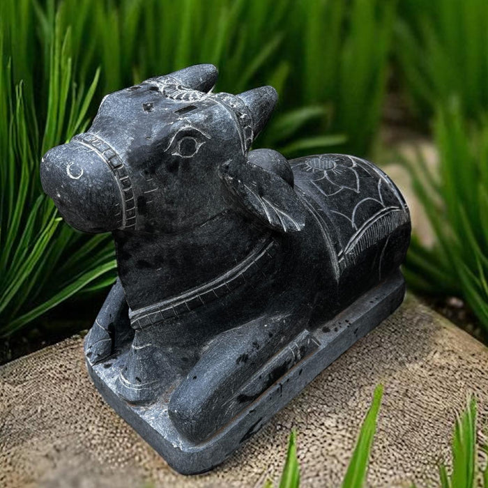 Black Granite Nandi – Symbol of Strength & Serenity : Murat 15