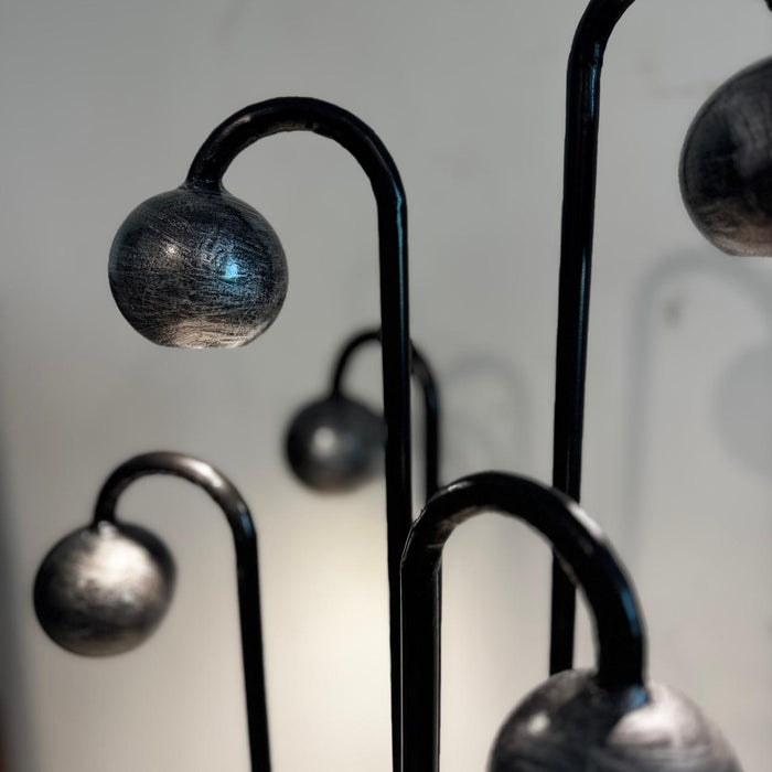 Metal Globe Lamp – Contemporary Statement Piece : Noor 38
