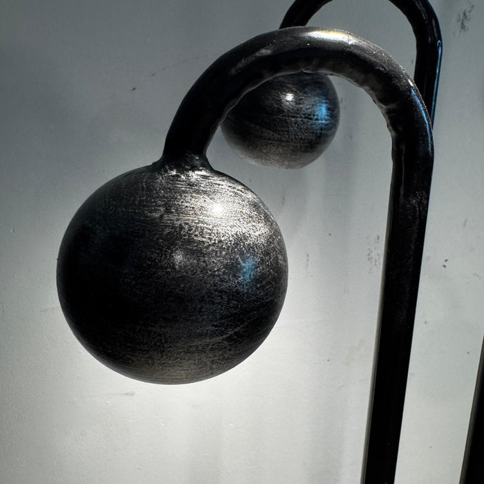 Metal Globe Lamp – Contemporary Statement Piece : Noor 38
