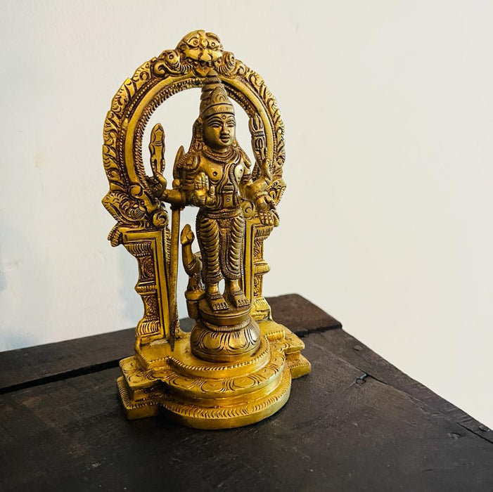 Pital 15 : Vintage Style Brass Sculpture of Lord Venkateshwara