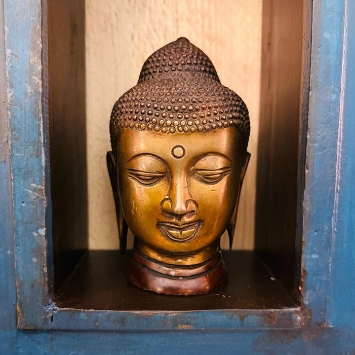 Pital 16 : Serene Brass Buddha head