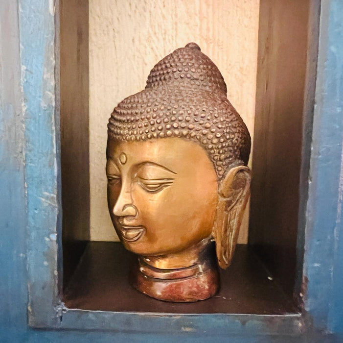 Pital 16 : Serene Brass Buddha head