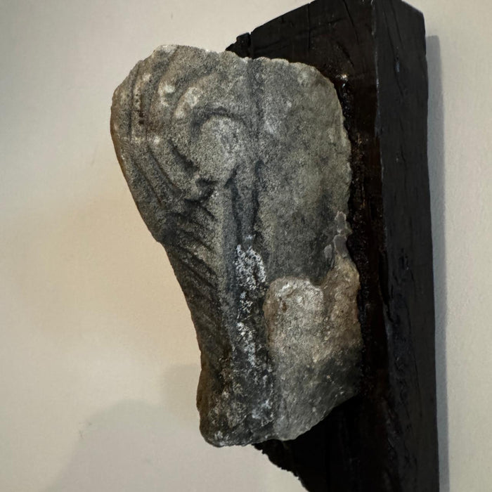 Vintage Carved Stone Panels – Art on Wood : Pashan 1