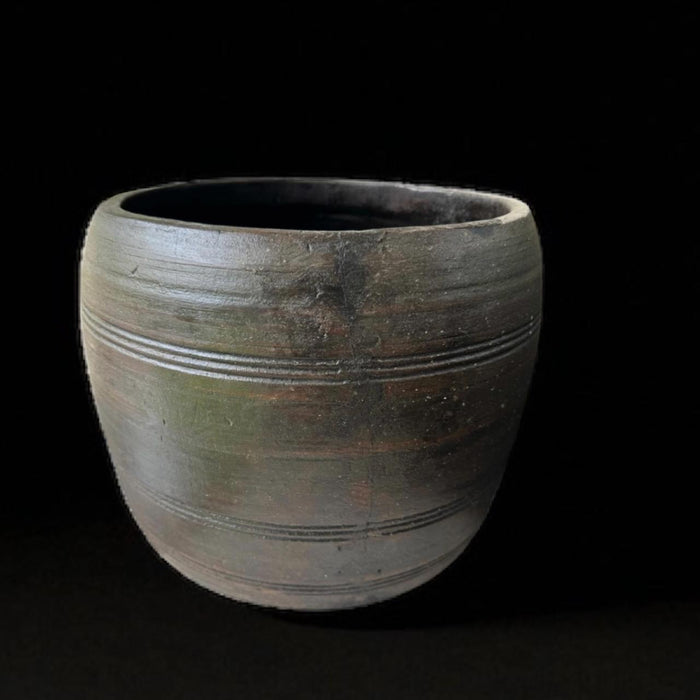 Circular Wooden Planter – Handcrafted Elegance; Aarav 4