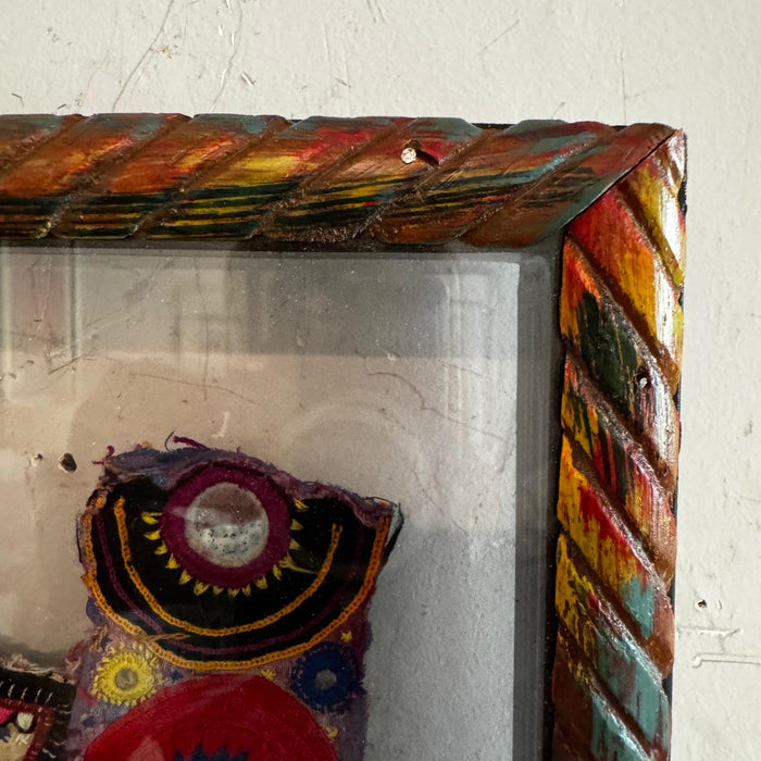 Framed Kutch Textile Art-3