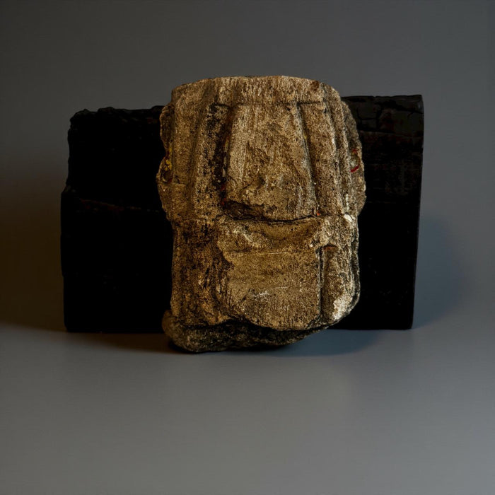 Vintage Carved Stone Panels – Art on Wood: Pashan 5