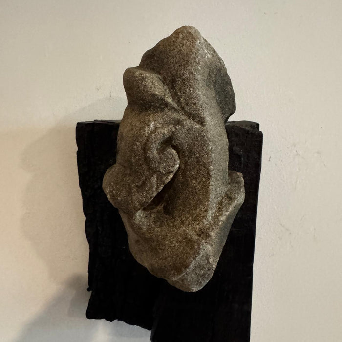 Vintage Carved Stone Panels – Art on Wood: Pashan 6