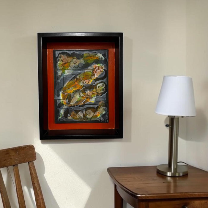 Collectible Figurative Artwork by C. Dakshinamoorthy-1