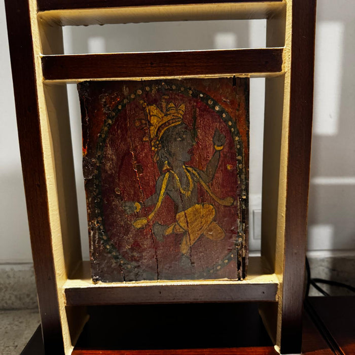 Vintage Painted Panel Pedestal – Art Meets Function : Ruhana 13