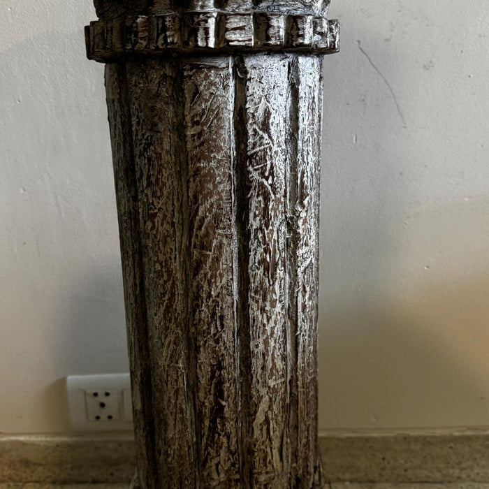Vintage Style Distressed, Wooden  pedestal  : Ruhana 10