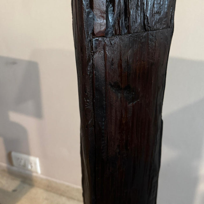 Raw Wood Planks Pedestal – Natural & Contemporary: Ruhana 13