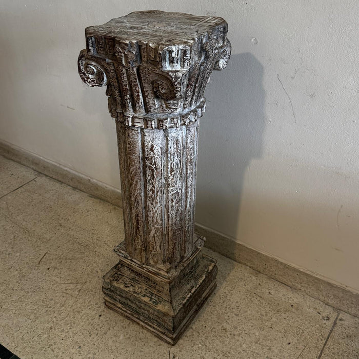 Vintage Style Distressed, Wooden  pedestal  : Ruhana 10