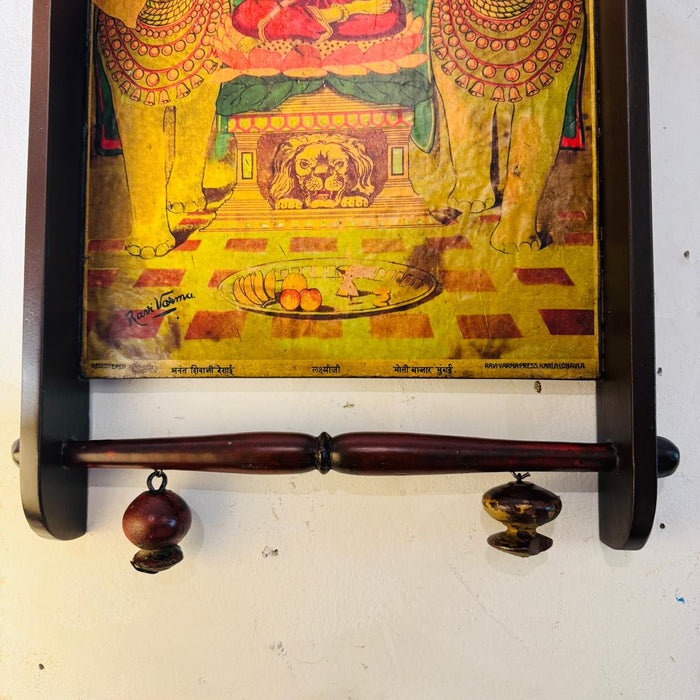 Wooden framed Ravi Varma painting : 2