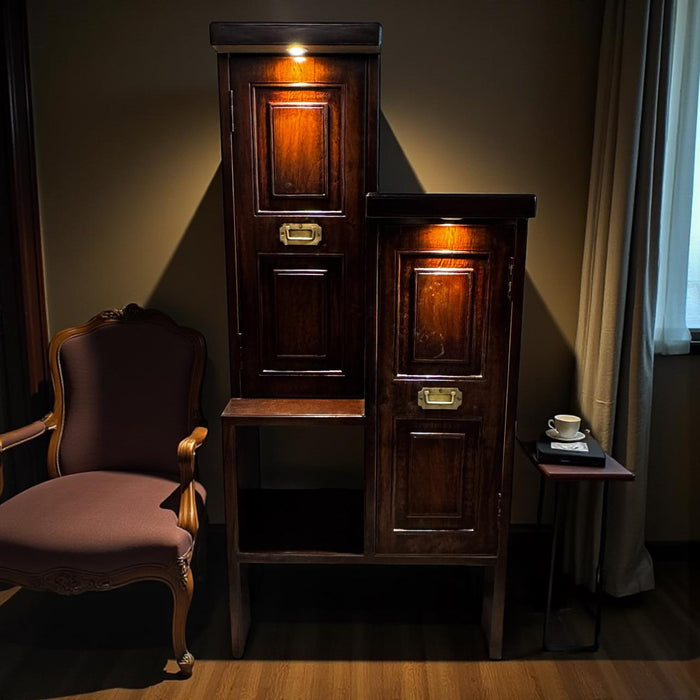 Two-Level Cabinet – Vintage Charm & Modern Utility : Shiza 1