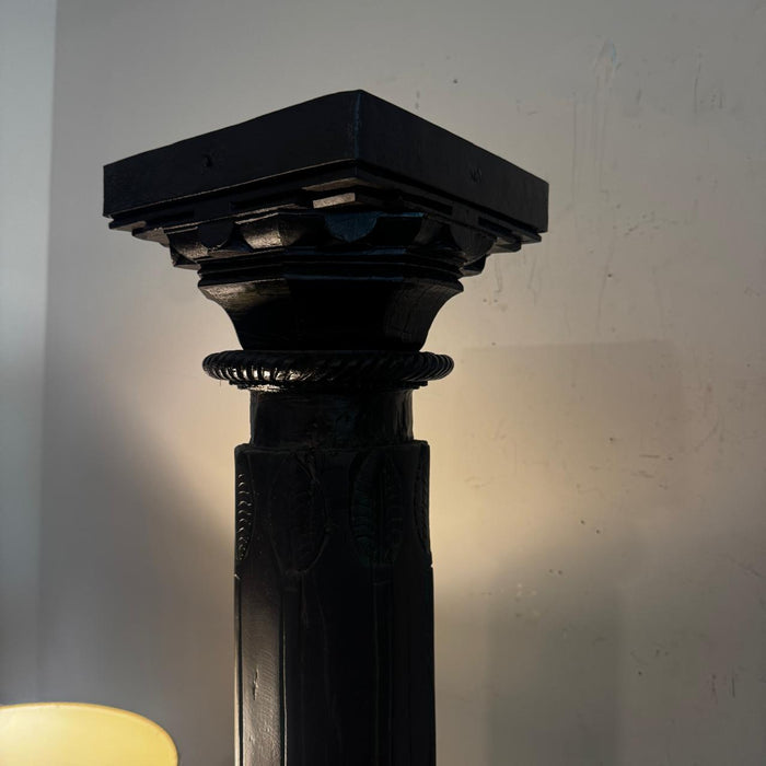 Rosewood Pillar with Teak Base & Capital : Stambh 7