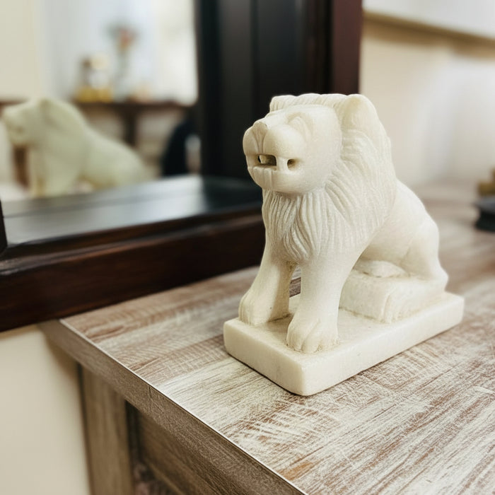 Sher  :   Miniature Lion Stone Sculpture ( Sold Individually)