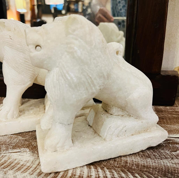 Sher  :   Miniature Lion Stone Sculpture ( Sold Individually)