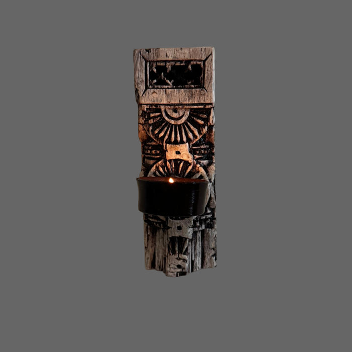 Teak Wood Carved Panels – Distressed Beauty