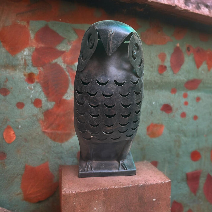 Metal Owl Sculpture  : 1 ( Sold Individually)