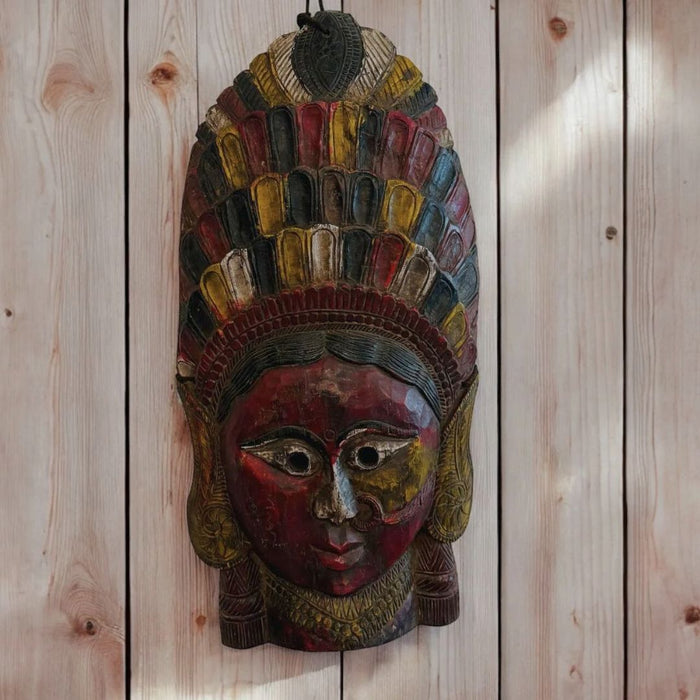 Vintage Devi Mask 3 : 3 feet high