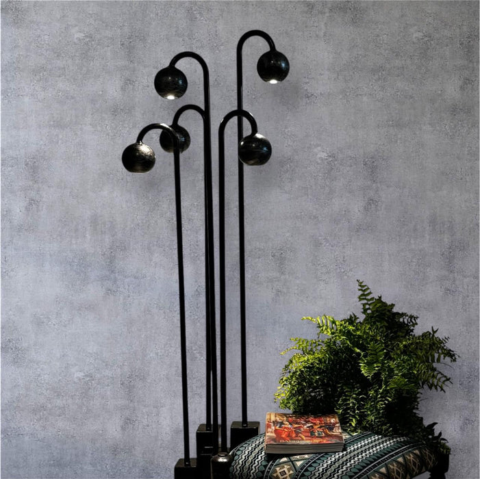 Metal Globe Lamp – Contemporary Statement Piece : Noor 38