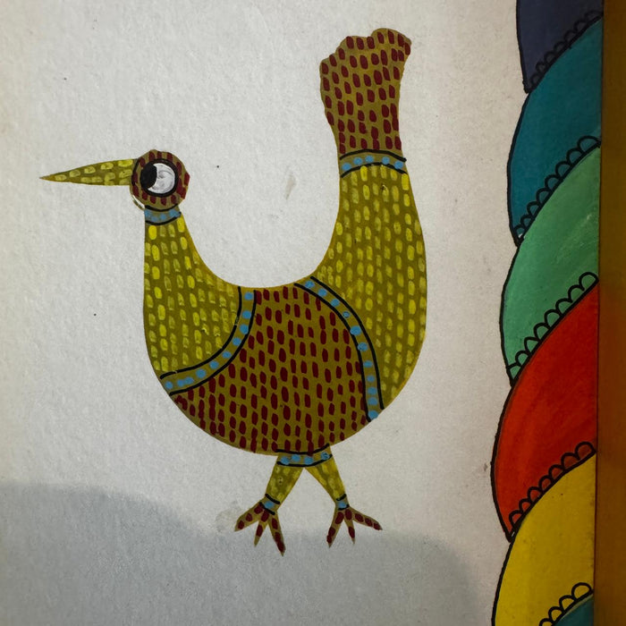 Framed Original Gond Painting - Tasveer 14