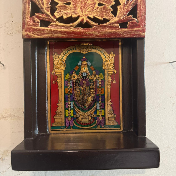 Framed glass Tanjore Painting ( Balaji)