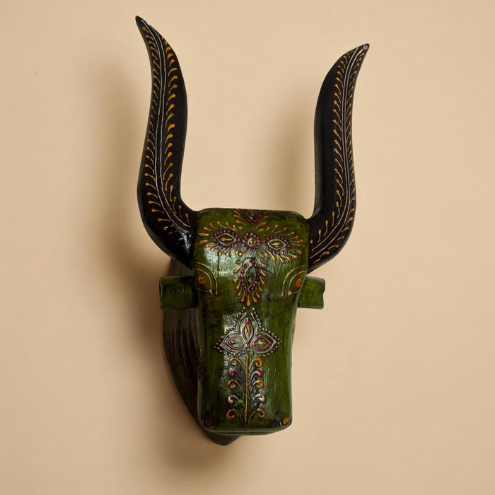 Wooden Bull head : 1