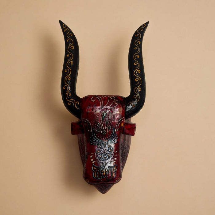 Wooden Bull head : 2
