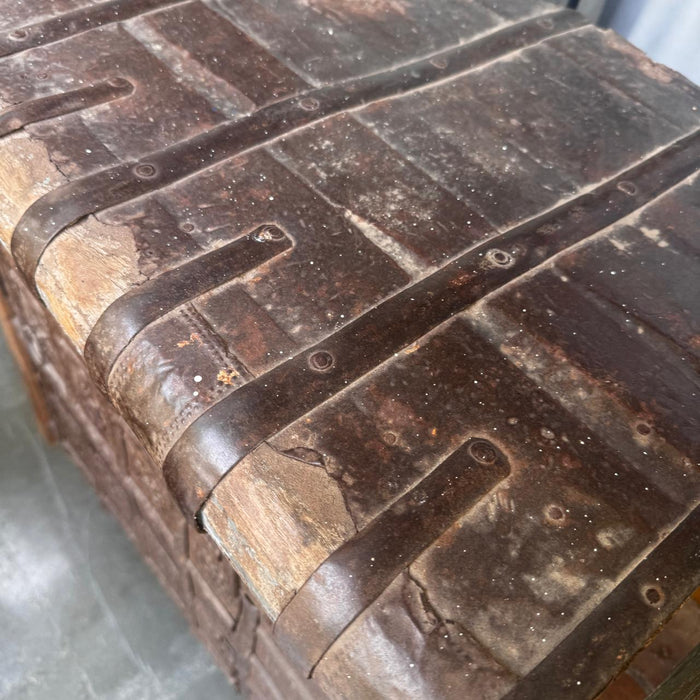 Vintage Metal-Clad Chest-1
